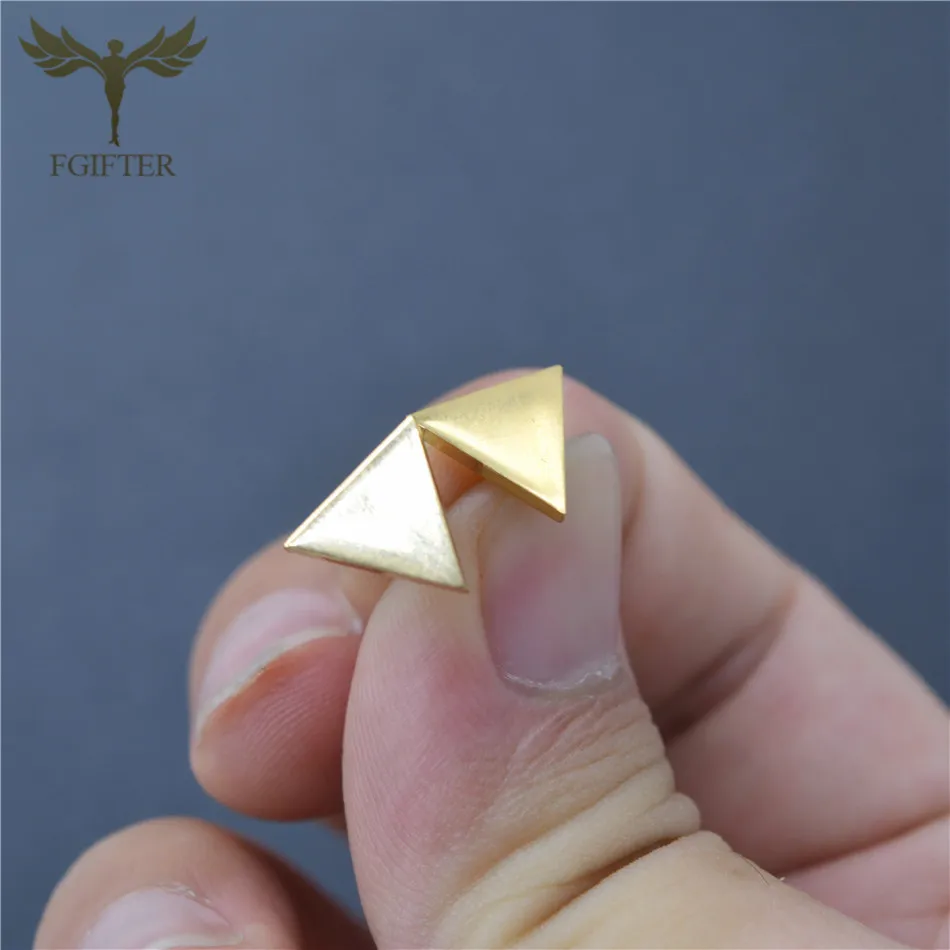 12 Pairs Stud Earrings Set for Women Geometric Triangle Star Round Cross Heart Earing Piercing Stainless Steel Jewelry Resale