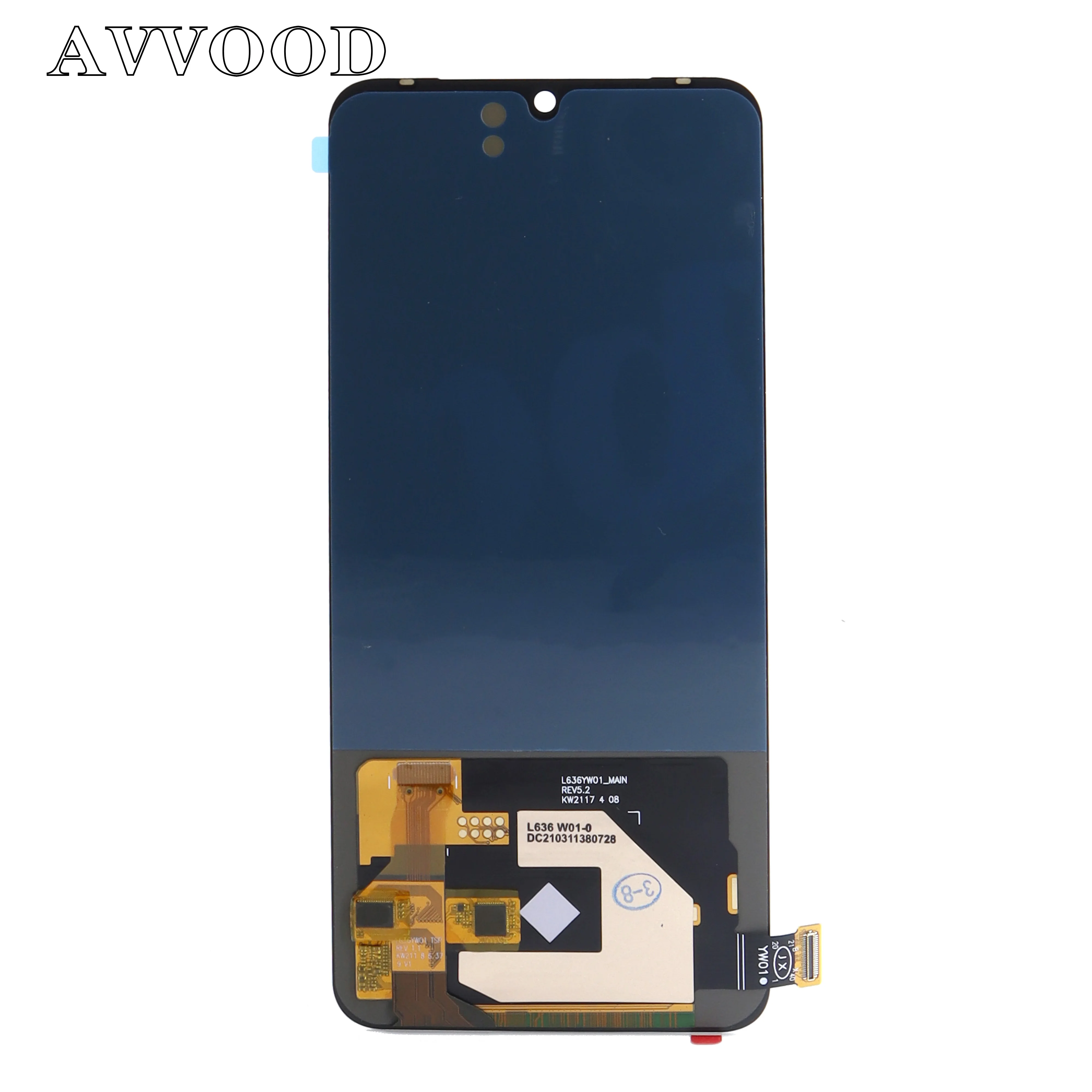 OLED LCD Screen For Vivo V21 5G v2050 LCD touch panel, digitizer sensor, Assembly replacement, 6.44 inch