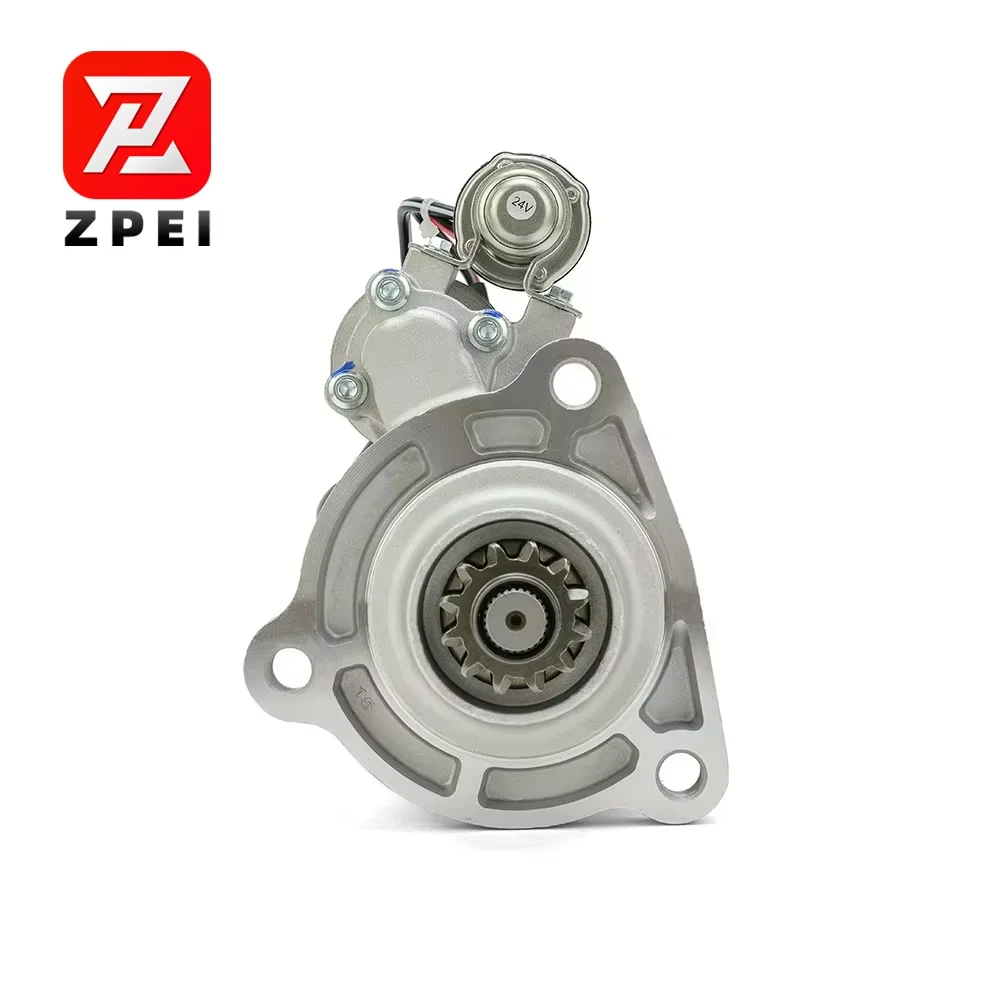 24V 12T Electric Starter Motor Replacement For C5256984 Excavator Engine Parts
