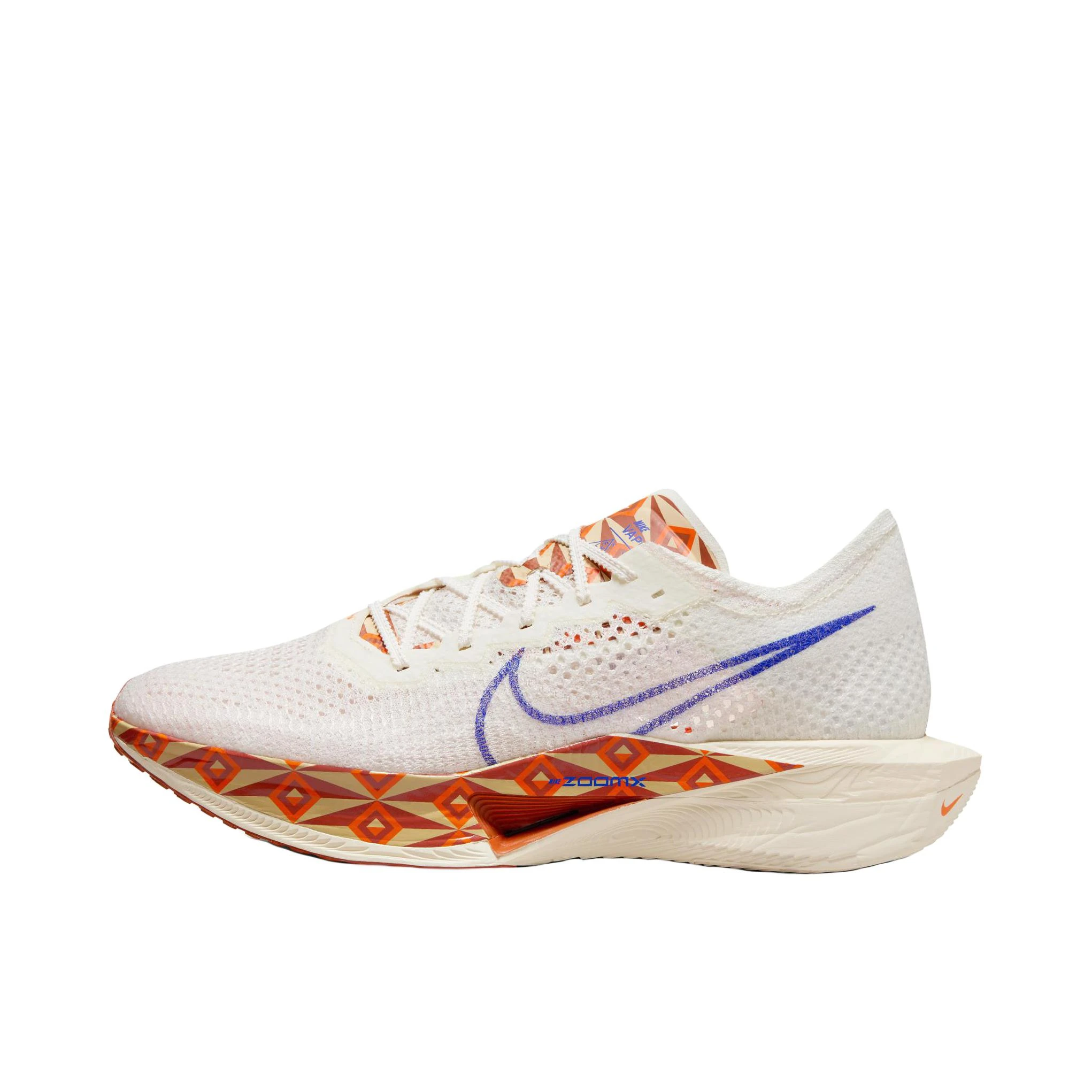 

Nike ZoomX Vaporfly NEXT% 3 Women and Men White Blue Brown Classic Carbon Plate Cushioning Anti-slip Running Shoes FQ7676-100