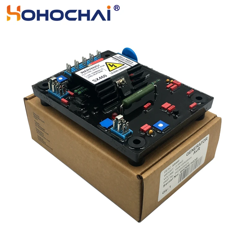 Imagem -05 - Borracha Macia Sx460 Avr Regulador de Tensão Automático Estabilizador Diesel Gerador Acessórios Sx460-a com Peças Livres