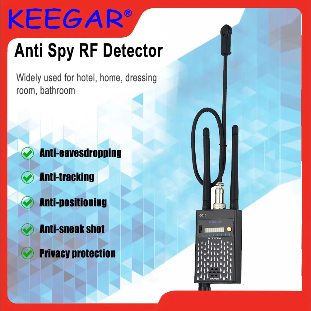 Anti Spy Camera Detector Magnetic GPS Tracker Finder GSM Mini Bug Signal Eavesdropping Bug Cam radio scanner spy gear Detector