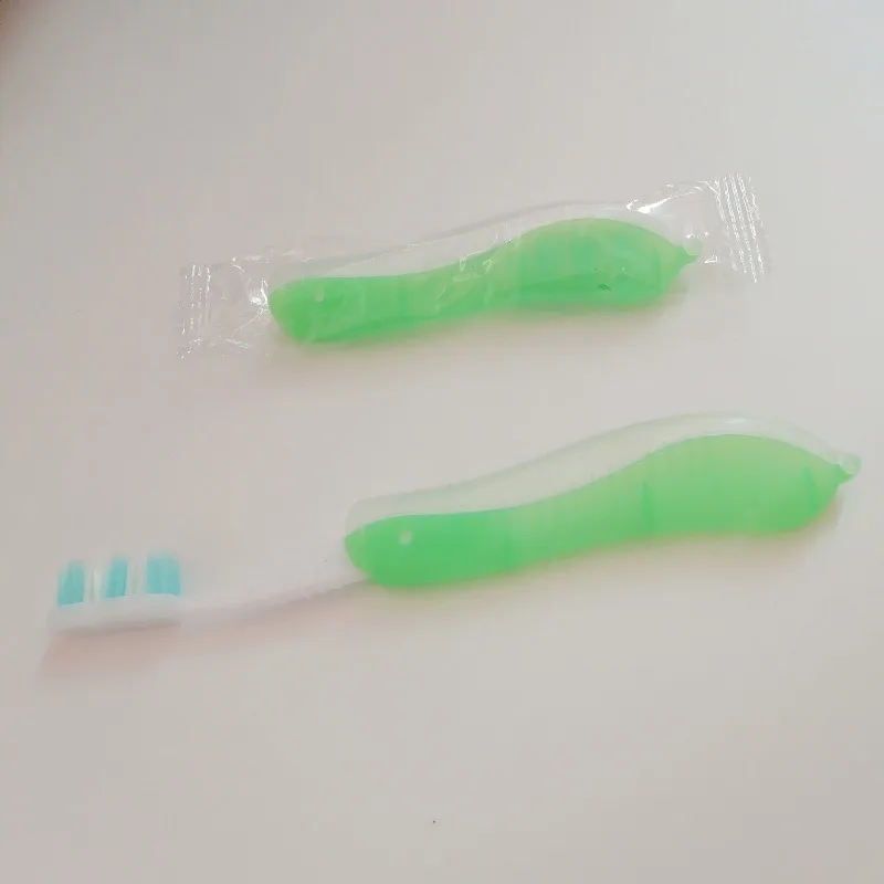 Hygiene Mundpflege Tragbare Einweg Faltbare Reise-Camping-Zahnbürste Wander-Zahnbürste Zahnreinigungswerkzeuge – Detail 5