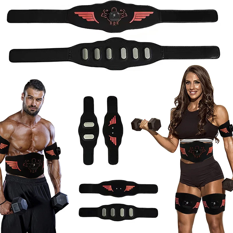 

Upgrade Muscle Stimulator Arm Belly Leg Exercise Workout Abdominal Trainer Belt Lose Weight Fat Burn Home Gym Fitness Equipment