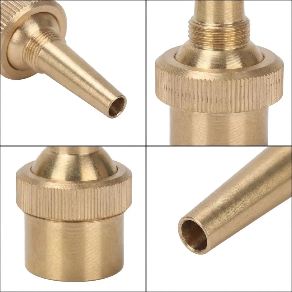 2 Piece Brass Pointed Nozzle Set for Fountain Systems For outdoor Decorative Water Features G3/4 /2 Female Threads