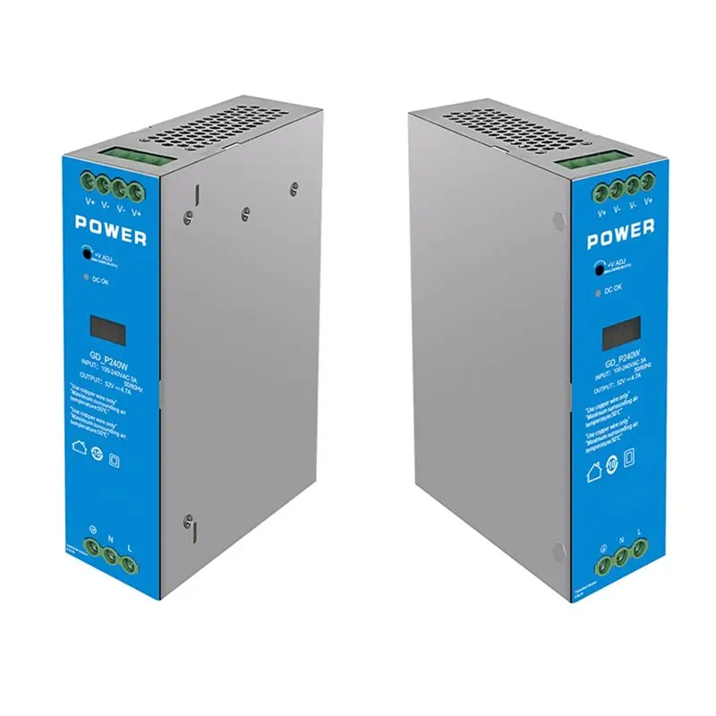[LXYA68Z!] Industrial Rail DIN Power Supply 240W AC-DC Industrial Rail Power Supply 240W Rail Power Supply AC100‑240V