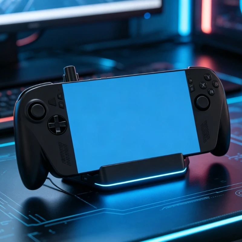 Wireless Chargers Stand Modern Gaming Charging Station LED Equipped Charging for Gaming Handhelds Compatible for ROG & X 896C