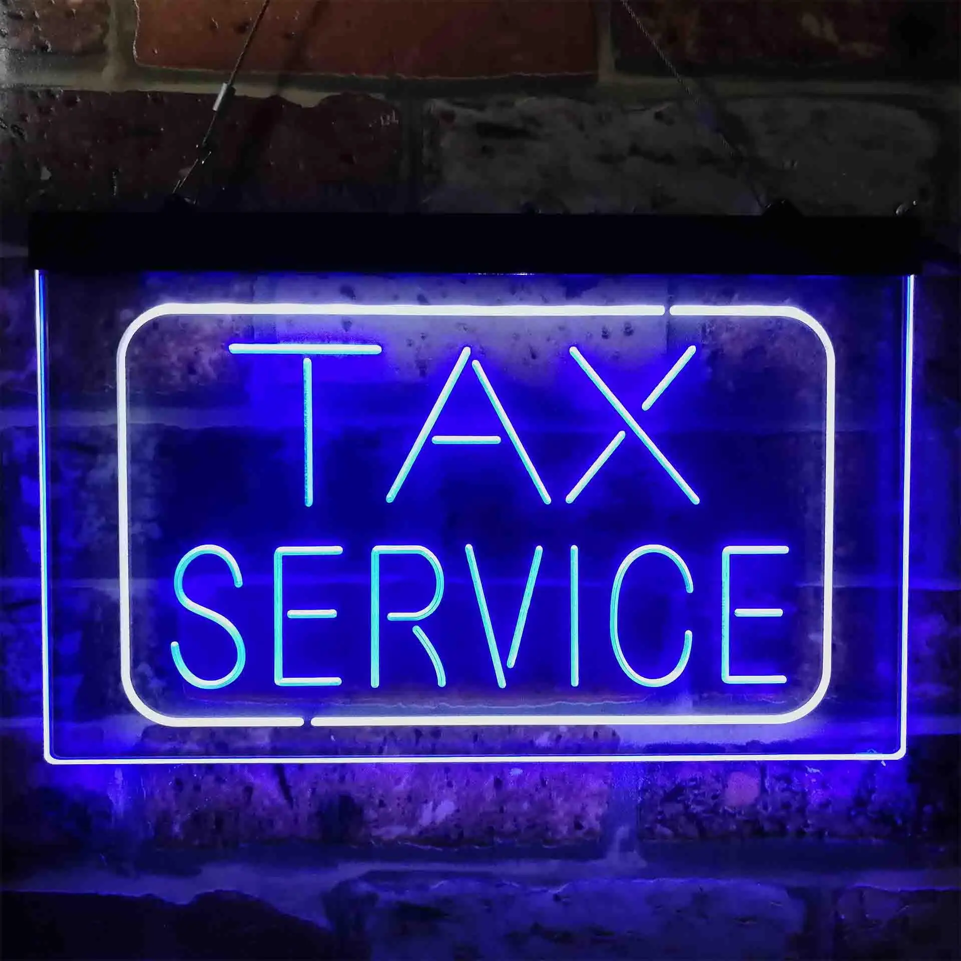 

Tax Service Company Dual Color Led Neon Sign st6-i3894