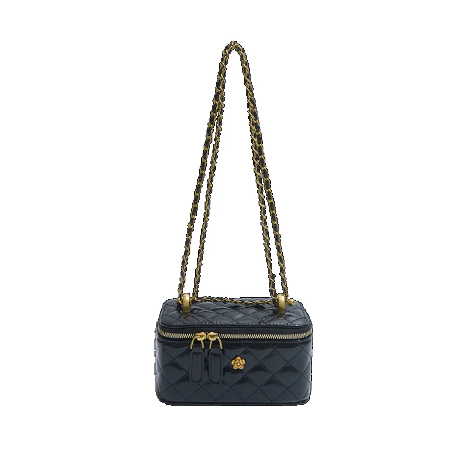 여성을위한 패션 미니 어깨 파티 가방 2025 PU 가죽 핸드백 숙녀 체인 Crossbody 가방 여성 작은 사각형 주머니 가방