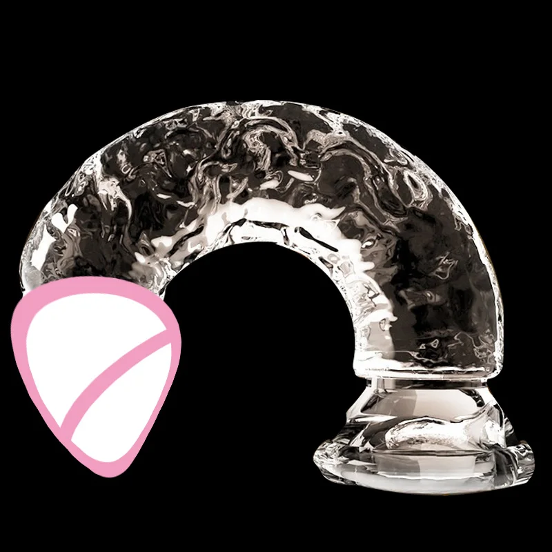 Realistic Soft Butt Plug Transparency Jelly Dildos Man Women G-Spot Vagina Anal Suction Cup Big Dick Masturbators Adult Sex Toys