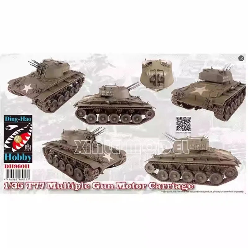 

AFV Club Plastic Assembled Tank Model Kit 96011 American T77 Self-Propelled Anti-aircraft Gun Early Type 1/35