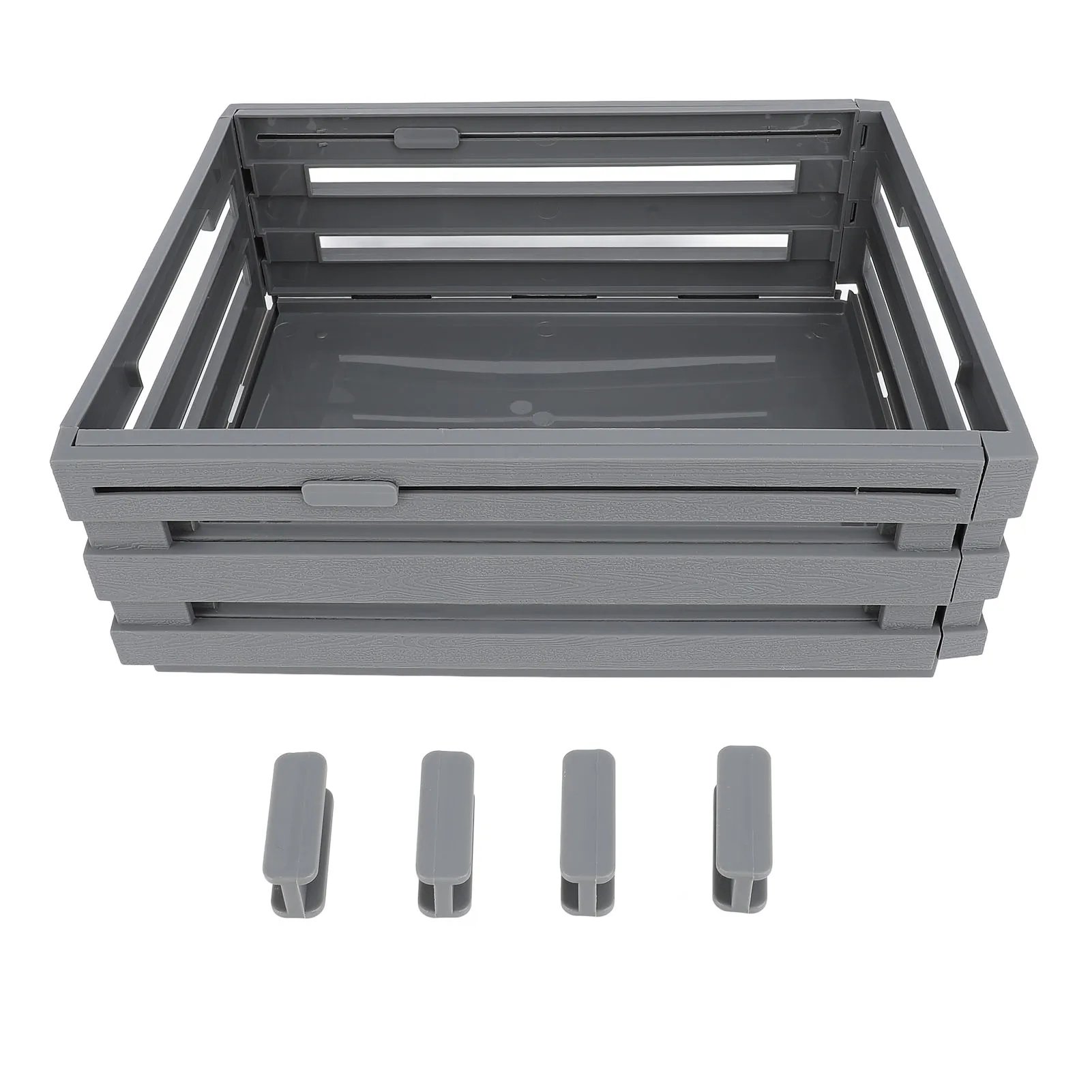 Intrekbare opbergdoos Stapelbaar Diversen Opbergbak Pantry Organizer Container Box Vervormingsbestendig voor slaapkamer