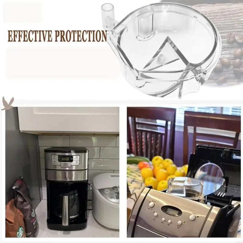 Набор U0DE из 2 кофеварке -аксессуаров аксессуаров пластиковая шлифовальная крышка пластиковая текстура, подходящая для кофейных