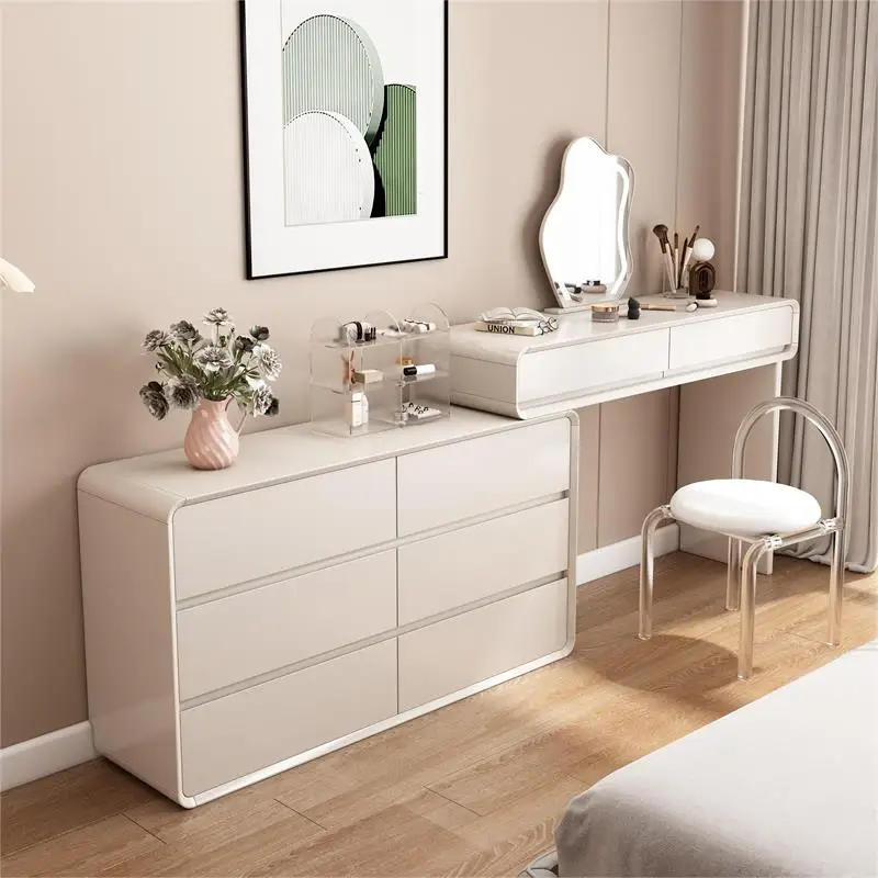 

Modern Nordic Vanity Tables Mirror Minimalist Kawaii Cheap White Vanity Tables Drawer Unique Schmink Tisch Home Furniture