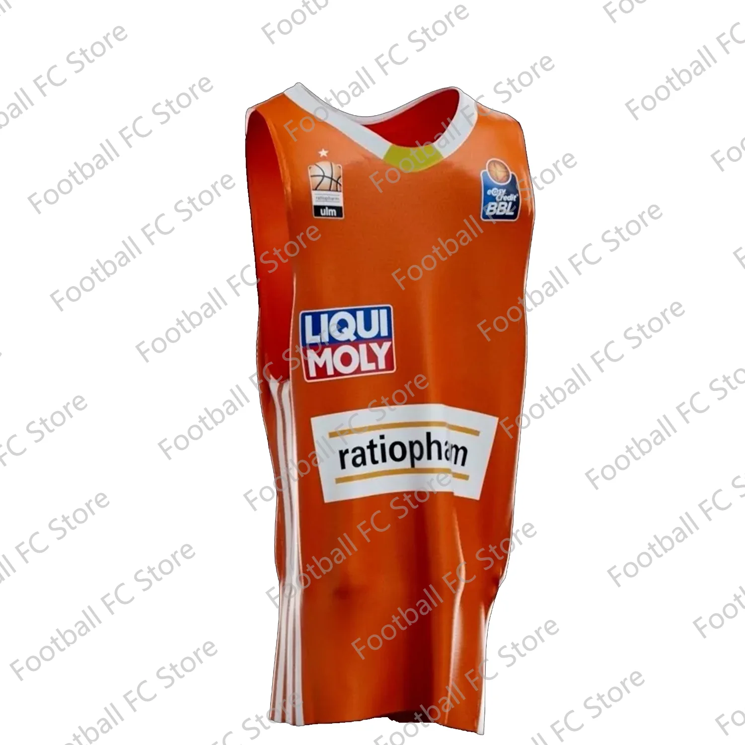 2024 New Arriavl Summer Ratiopharm Ulm Basketball Jersey Tank Vest Oversized Jersey