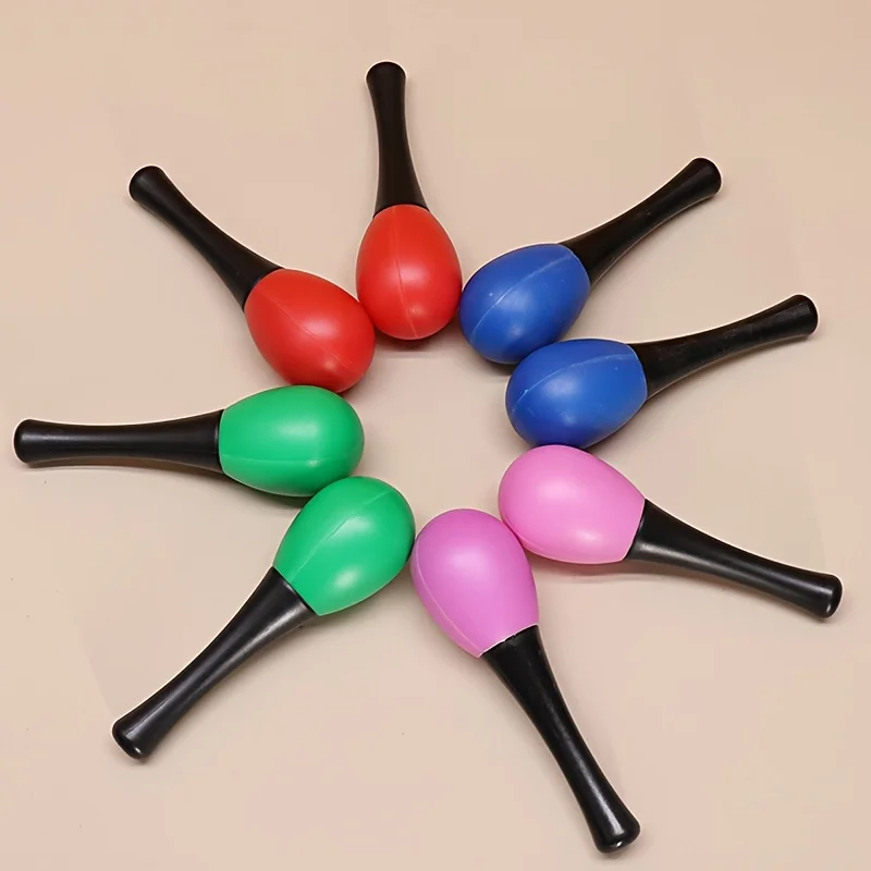 قطعتان، مطرقة رملية صغيرة، أداة موسيقية تهتز، ملحق موسيقي للتدريس، مثالية للحفلات، المهرجانات، عيد الميلاد، جمع Kvt.