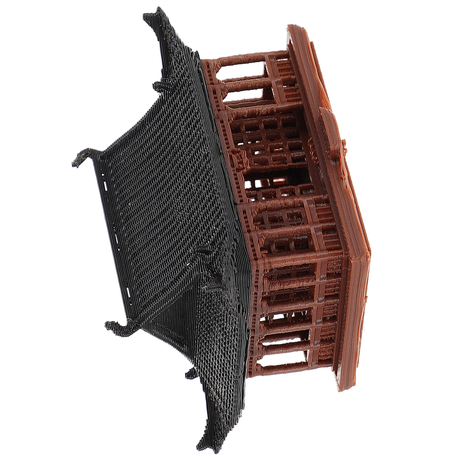 

Pavilion Decorations Japanese Pagoda Model Accessories Statue Mini Plastic Zen Garden Aquarium