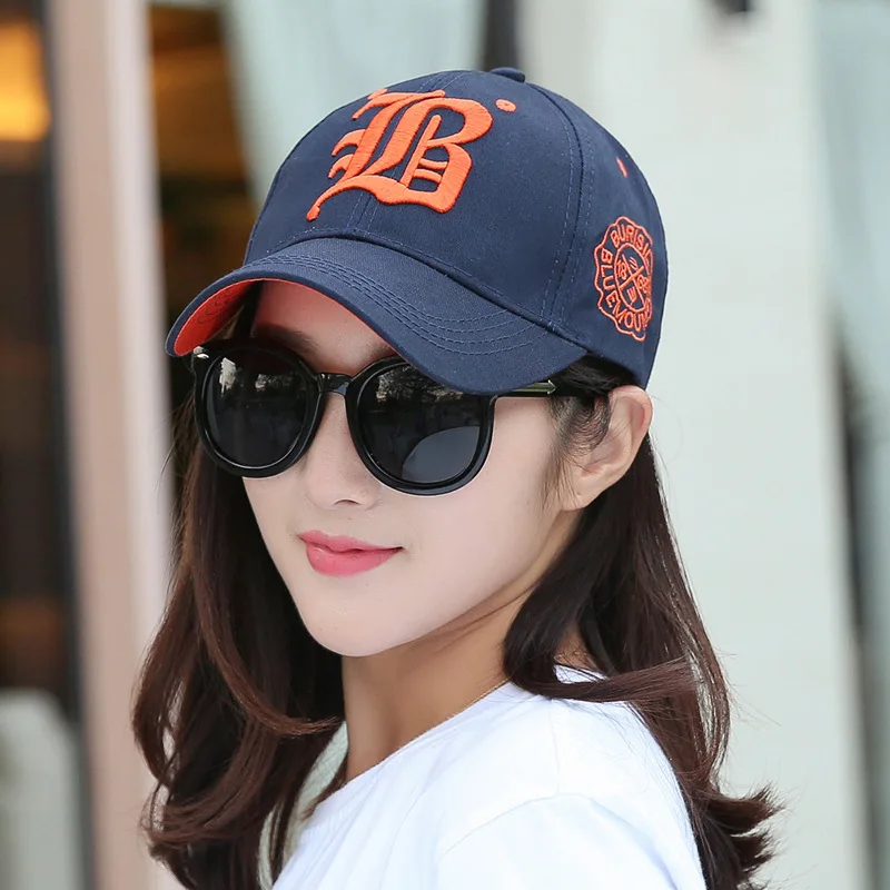 قبعة بيسبول القطن التطريز Snapback قبعة للجنسين الهيب هوب أبي قبعة عادية الرياضة الشمس قناع قبعة موضة الشارع الشهير الرياضة اليومية قبعة #1