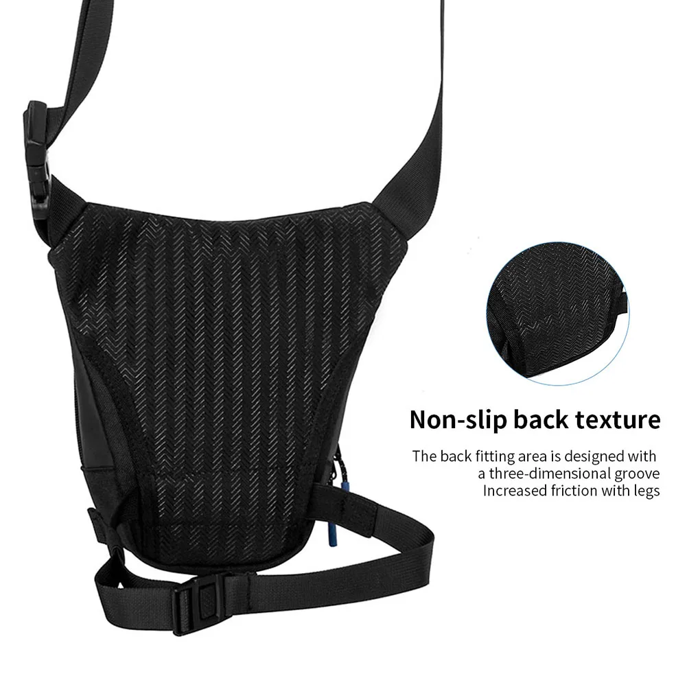 

Motorcycle Drop Leg Bag Waterproof Motorbike Riding Chest Bag Adjustable Motorcycle Crossbody Bag for Hiking Camping Fishing