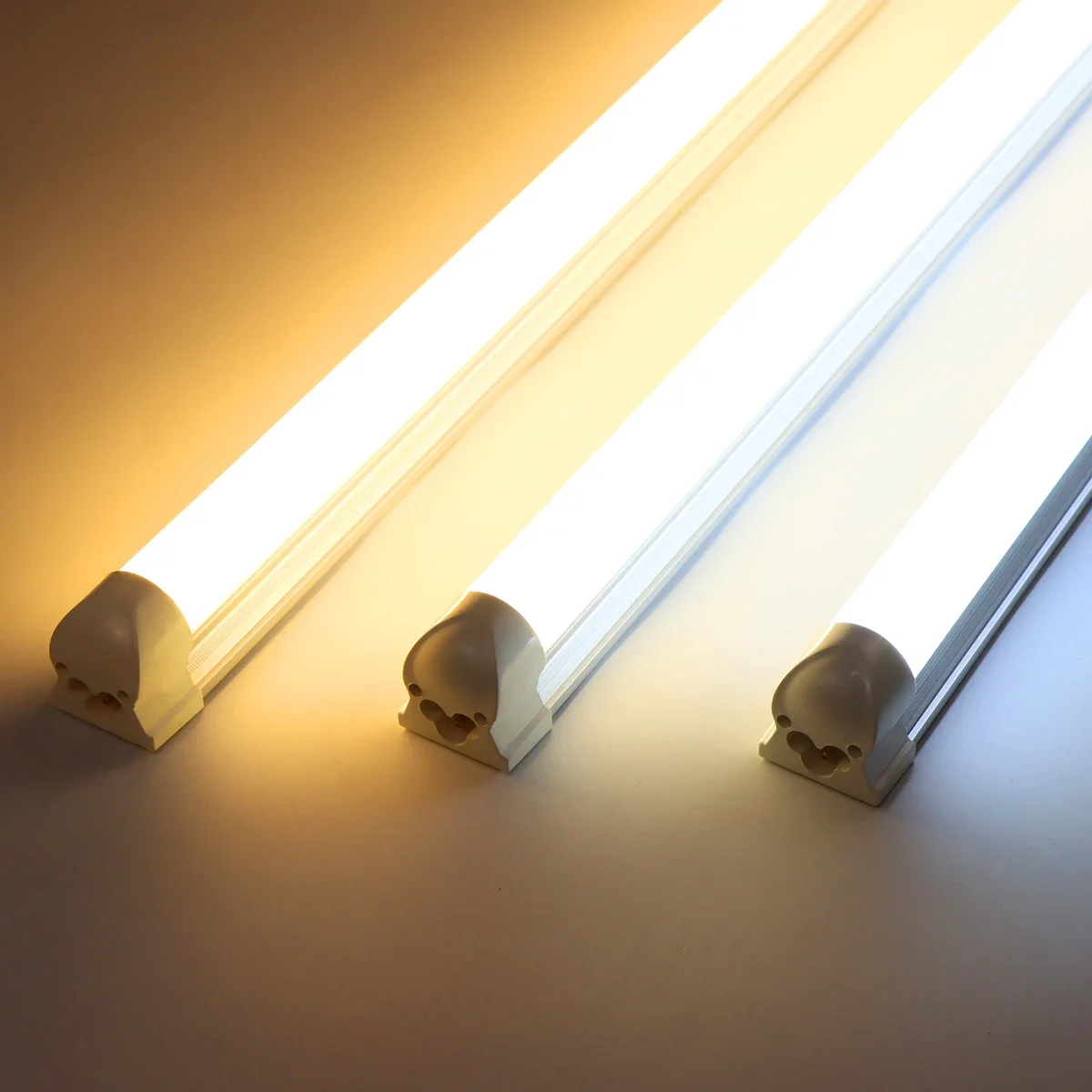 Aluminium Bar Light With Switch EU Plug Supper Brightness T8 Tube Lamp 50CM 25W Indoor Daily Lighting,Fluorescent Replace Tube