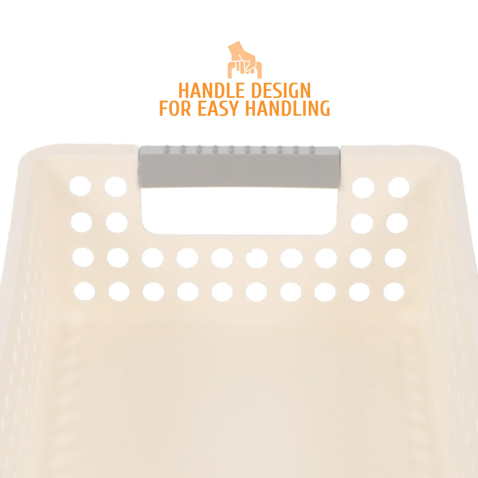 

Plastic Storage Basket Desktop Organizer Multi-Purpose Large Capacity Storage Bin for Hardware Parts Cosmetics Stationery Home