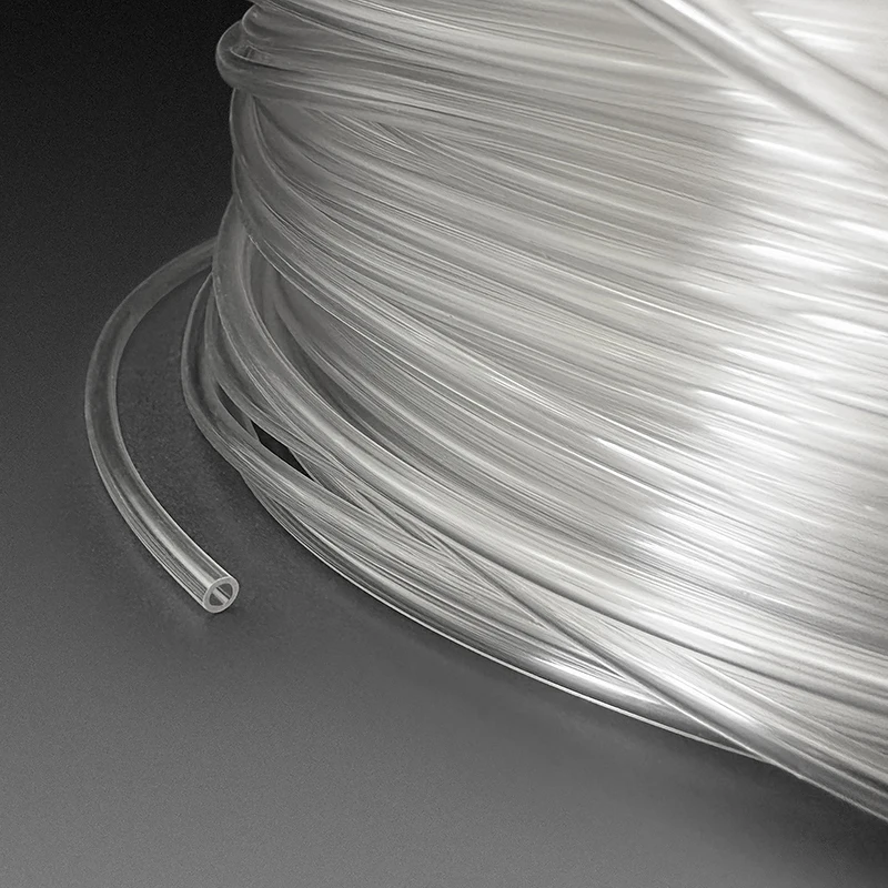 

Пищевая прозрачная капиллярная трубка из ПВХ ID 0,8 мм ~ 3 мм, высококачественный нетоксичный маленький пластиковый шланг, защита от изгиба и разрыва