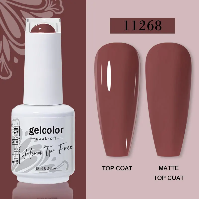 Arte Clavo 116 Kleuren Gel Nagellak 15 ml Kleurrijke Gel Semi Permanente Losweken UV Gel Nail Art DIY Ontwerp vernis Nagelbenodigdheden