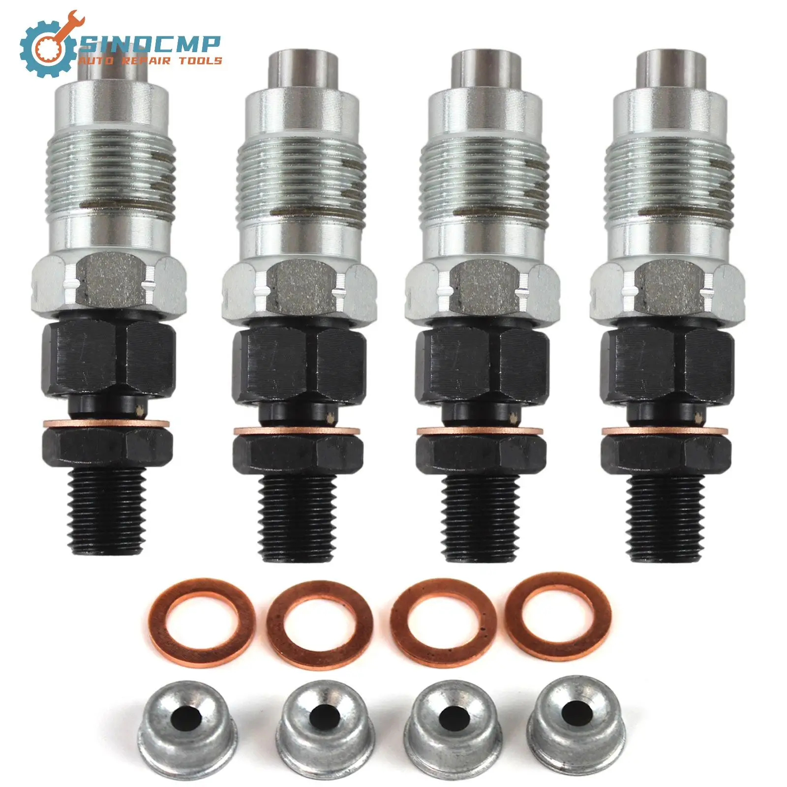 

4 шт. топливные форсунки 16454-53905 для двигателей Kubota V2203 V2003 V1903 D1703 система подачи топлива, топливная форсунка, часть двигателя