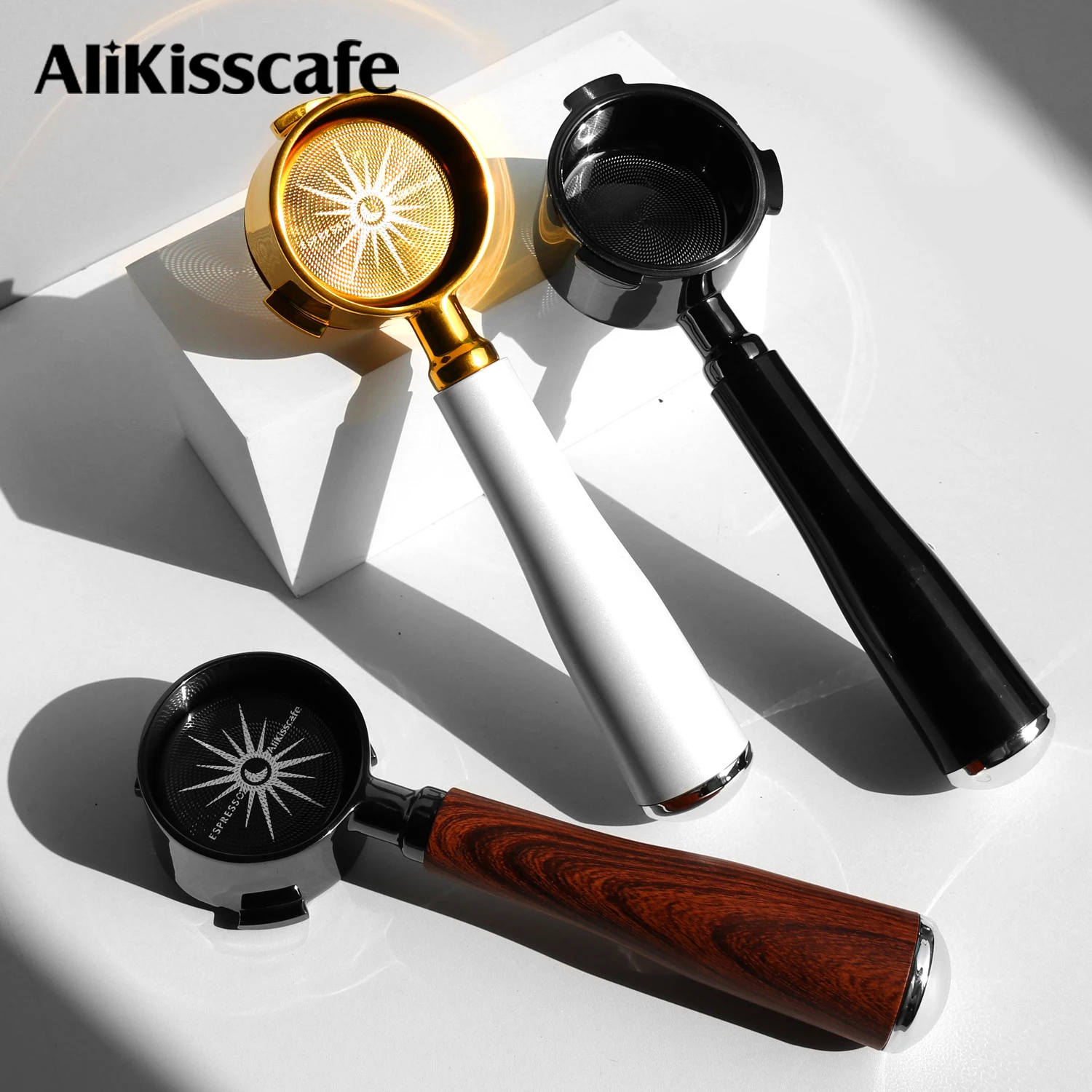 

Бездонный портафильтр AliKisscafe 51 мм для кофемашин Delonghi Dedica EC680 EC685, аксессуары для эспрессо-машин, инструменты для бариста