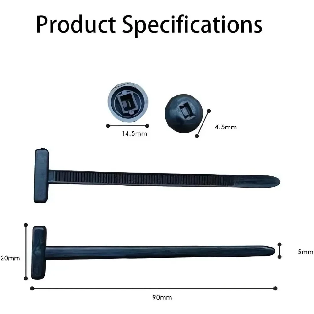 50 قطعة النايلون العالمي رباط للكابل مشبك الذاتي قفل النايلون البريدي العلاقات حامل جديد