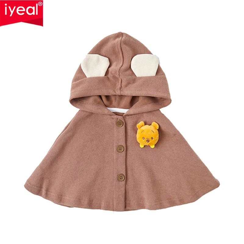 IYEAL Spring and Autumn Baby Cloak Spring and Autumn Windproof Outing Shawl Princesses Girls Newborns Baby Coat