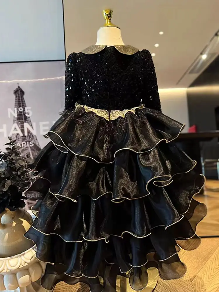 Children\'s Halloween Princess Cosplay Party Dress Summer Fashion Fluffy skirt Girl Birthday Clothes Dress Kids Clothing
