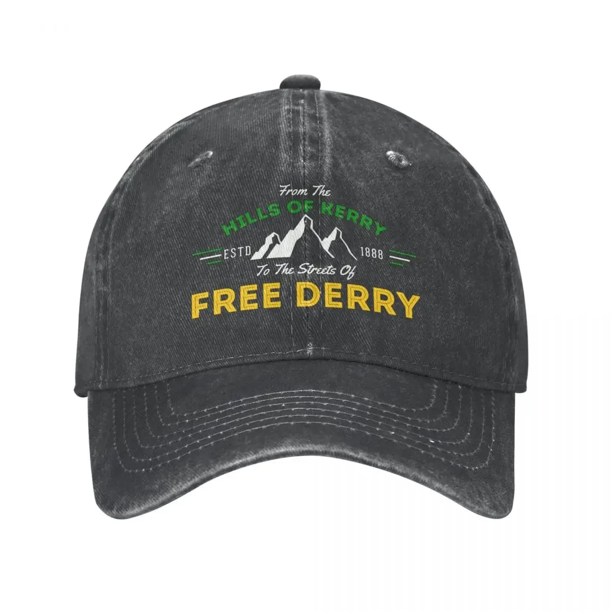 Hills Of Kerry, Streets Of Free Derry Cowboy Hat Trucker Cap hiking hat Female Men's