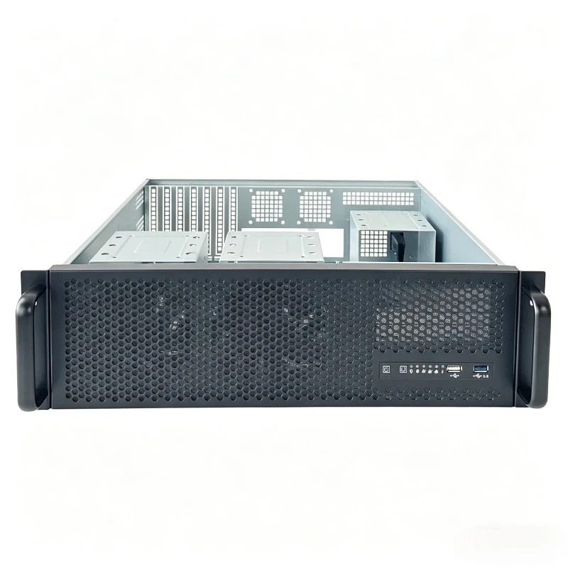 New 3U-450 Industrial Control Server Chassis 9 Hard Disk Positions Large Fan ATX Power Supply/2U Workstation Storage