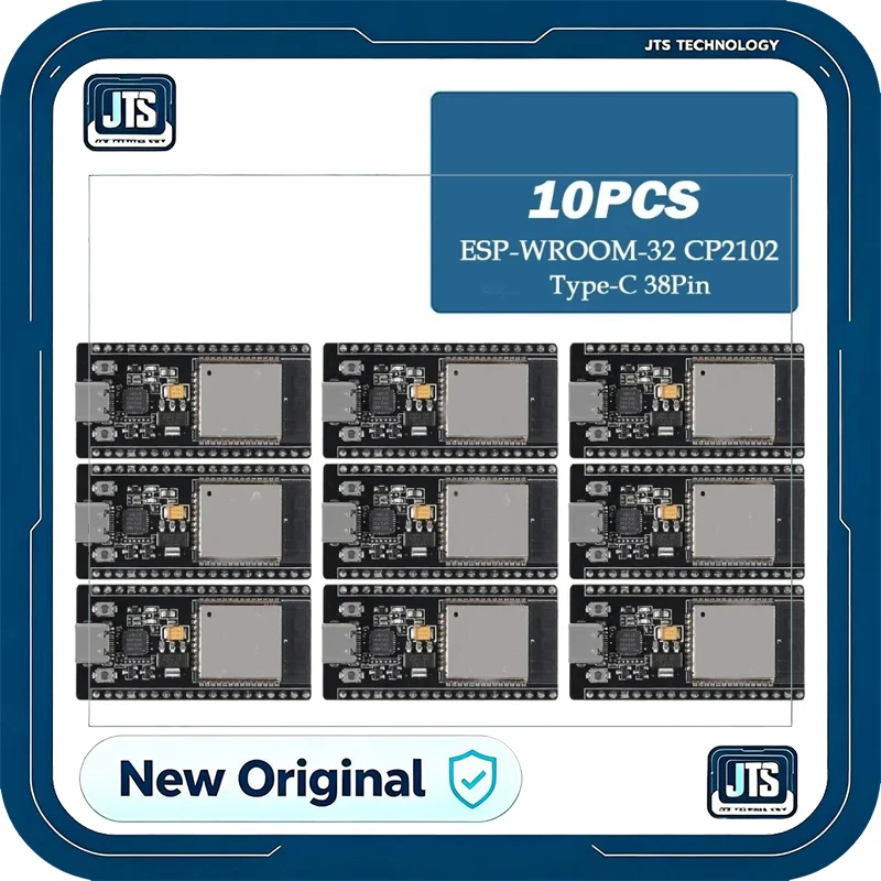 1-10PCS ESP32 Development Board TYPE-C CP2102/CH340C WiFi+Bluetooth Ultra-Low Power Consumption Dual