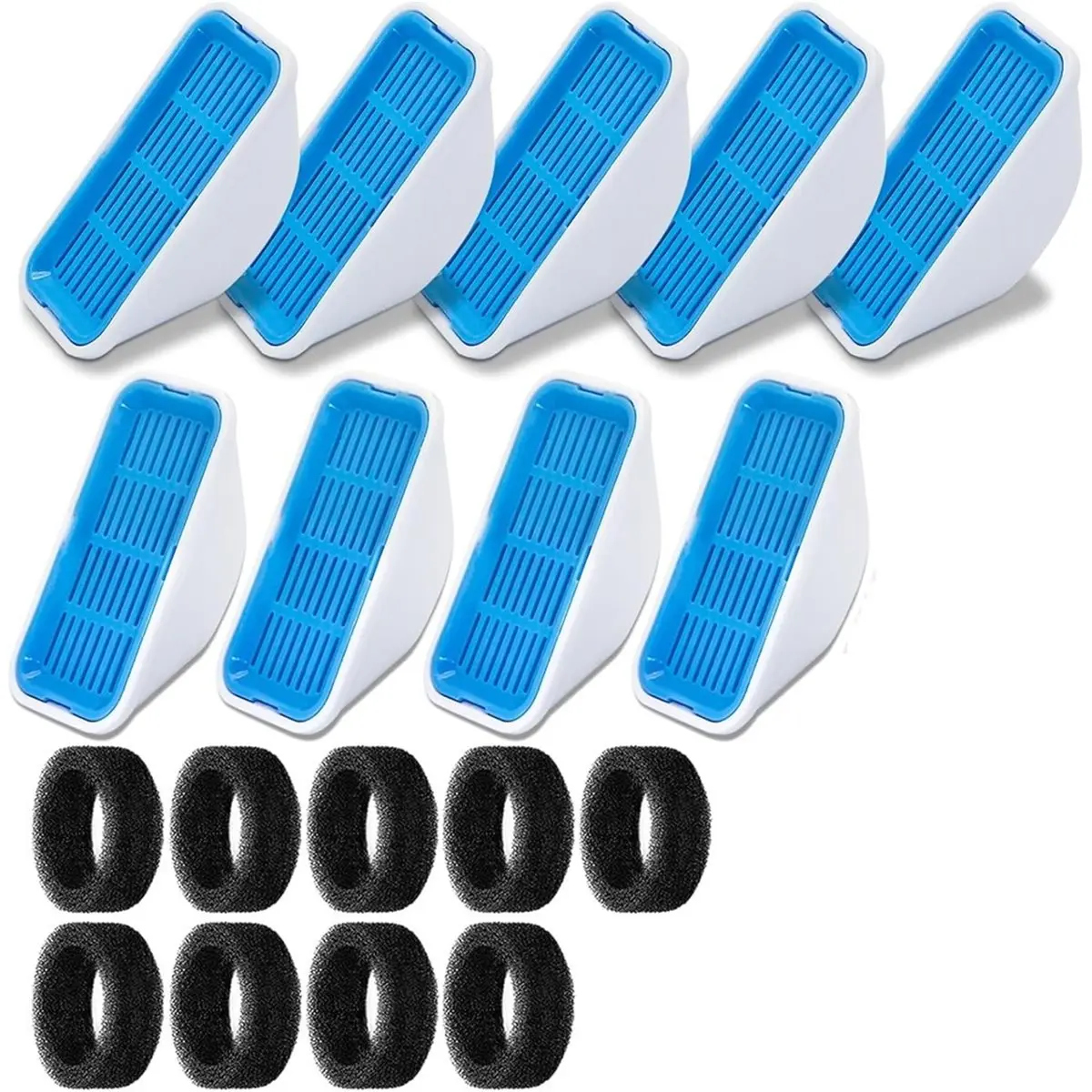 A803K Replacement Filters for 3.2L/2.5L Cat Water Fountain,for Pet Fountain, Removes Impurities and Odors for PEKTACO SUMMER