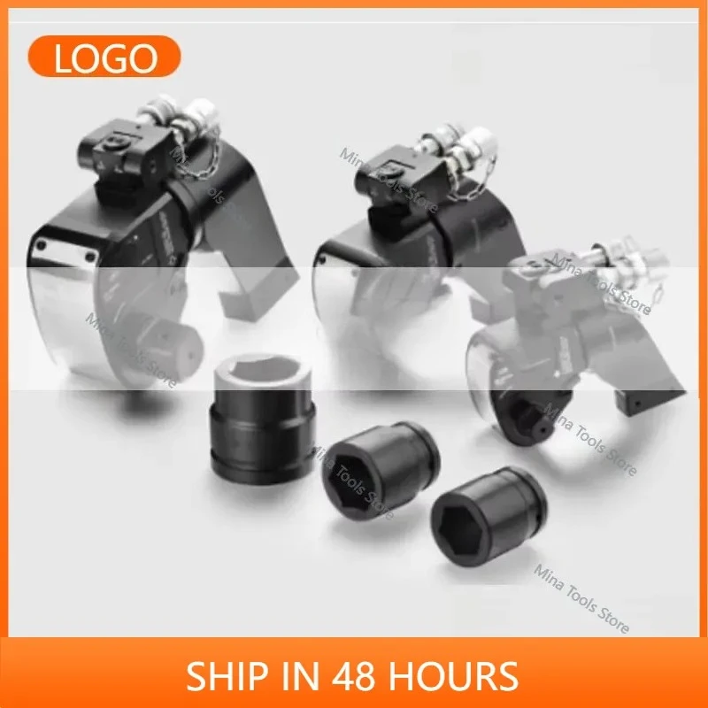 SDW4 1036-10364Nm 1-1/2'' Square Drive Torque Hydraulic Torquing Wrench With Reaction Arm for 46-95mm Hexagon Nut Across Flat