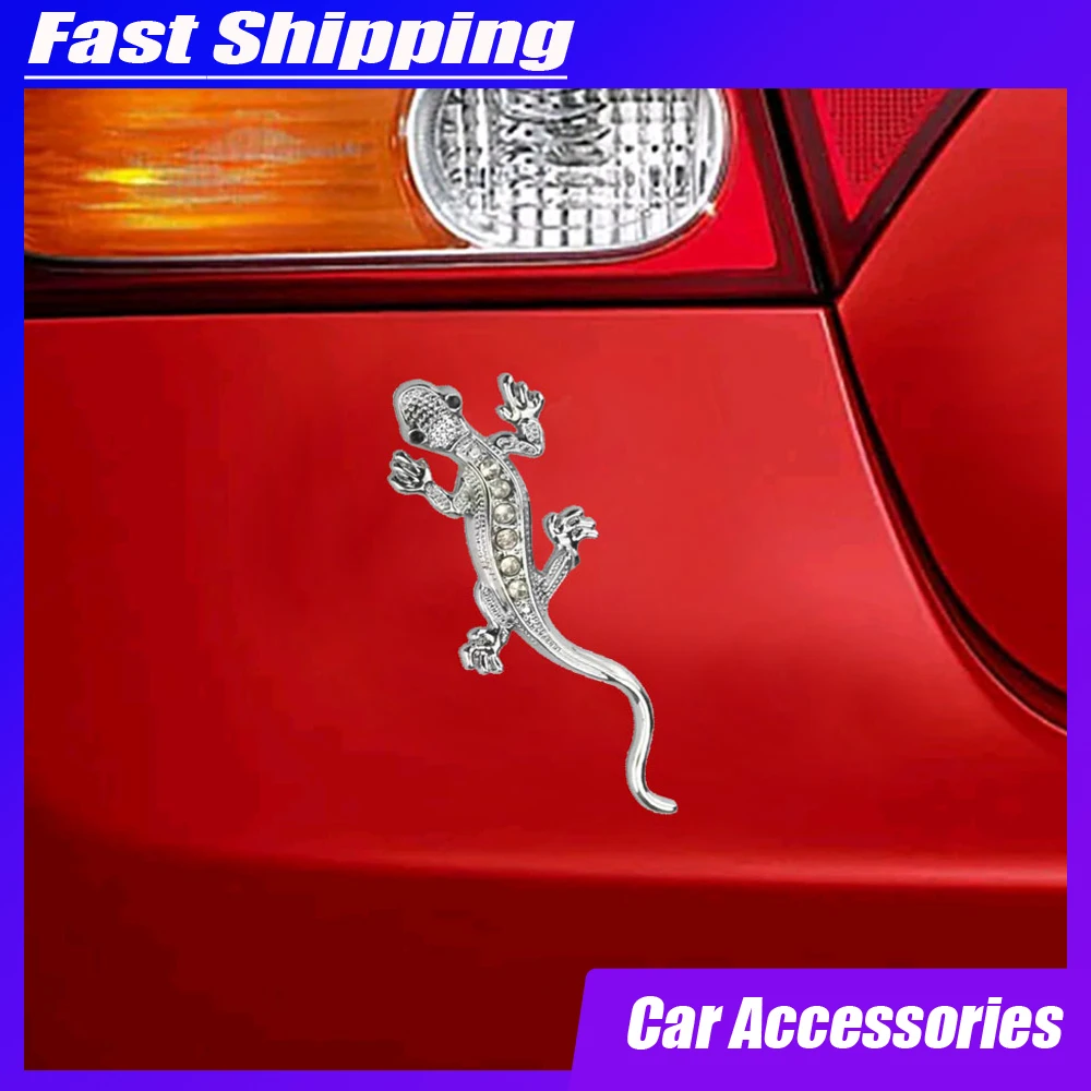 

1x Universal Car Exterior Accessorie Car Body Decorative Sticker Car Gecko Styling Emblem Decal Auto Happiness Symbolize Sticker