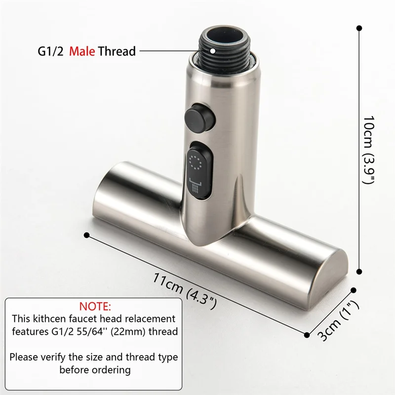 RMWIN-Сменная головка смесителя, замена распылителя для раковины, замена выдвижной головки кухонного смесителя