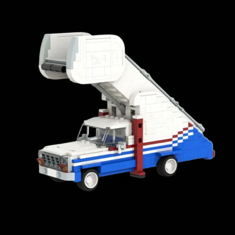 

Набор из 580 деталей: конструктор MOC «Улица-слум» с лестницей, машиной и городскими транспортными средствами, модель-игрушка, подарок.