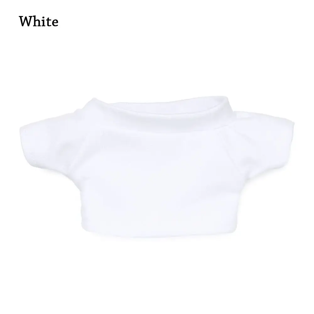 Juguete para jugar a la casa, juego de vestir cambiante, ropa de ídolo, camiseta de manga corta a rayas de 20CM, algodón