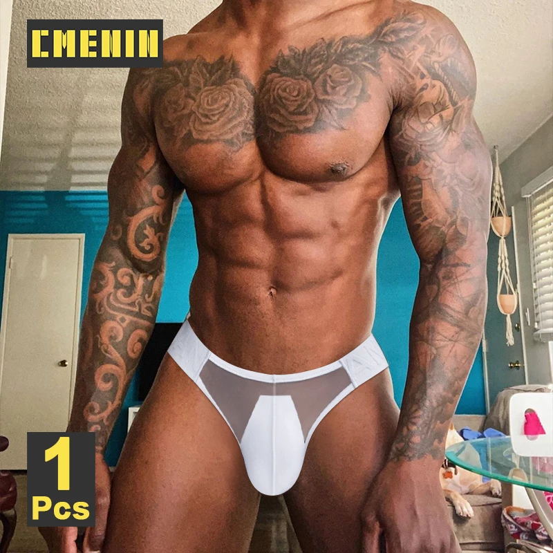 CMENIN Sexy Ultra-thin Men Panties Breathable Summer Man Underpants Transparent Mesh Men\'s Briefs Sissy Slips Gays Men Underwear