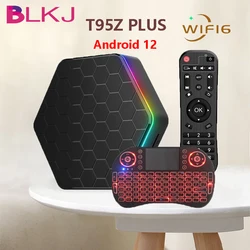 Dispositivo de TV inteligente Blkj T95Z PLUS, decodificador con Android 12, Allwinner h618, 2,4G, 5G, de banda Dual Wifi6, 6k, 4k, m3u, reproductor multimedia 4GB 64B 32GB 2GB16GB BT5.0 H.265 Global H96 MÁX  TV caja