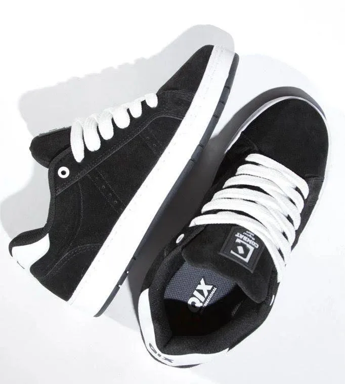 Qix Combat Suede Shoes Black/White