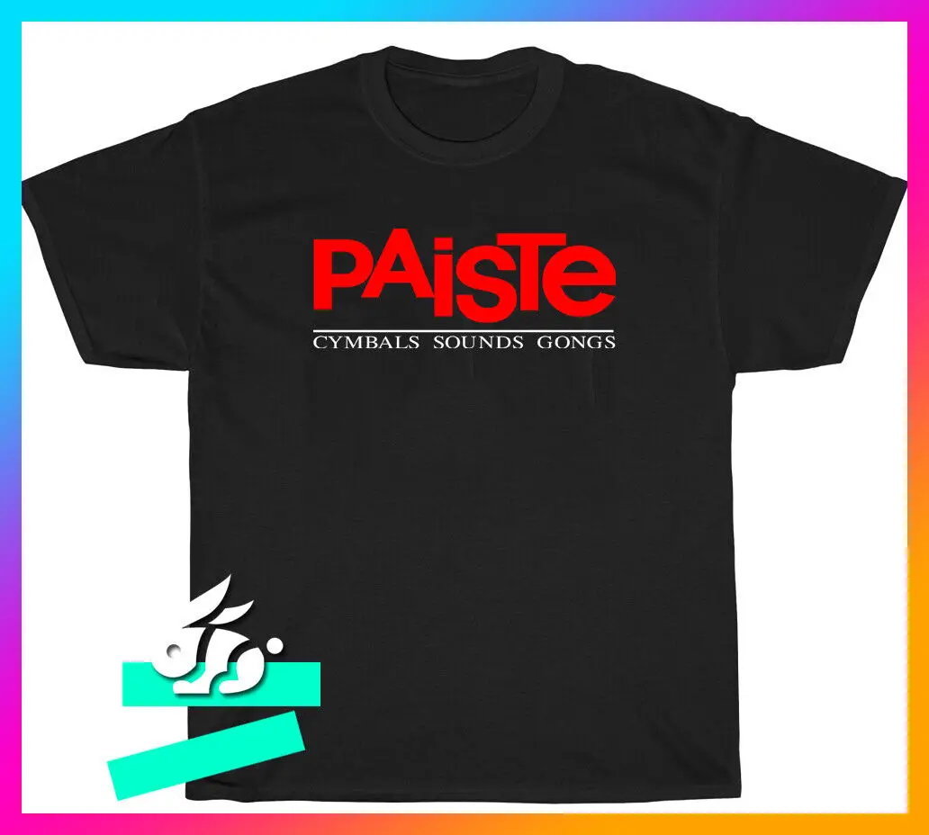 Item baru PAISTE cymbal suara GONGS Amerika Logo Lucu T shirt Ukuran S-5XL