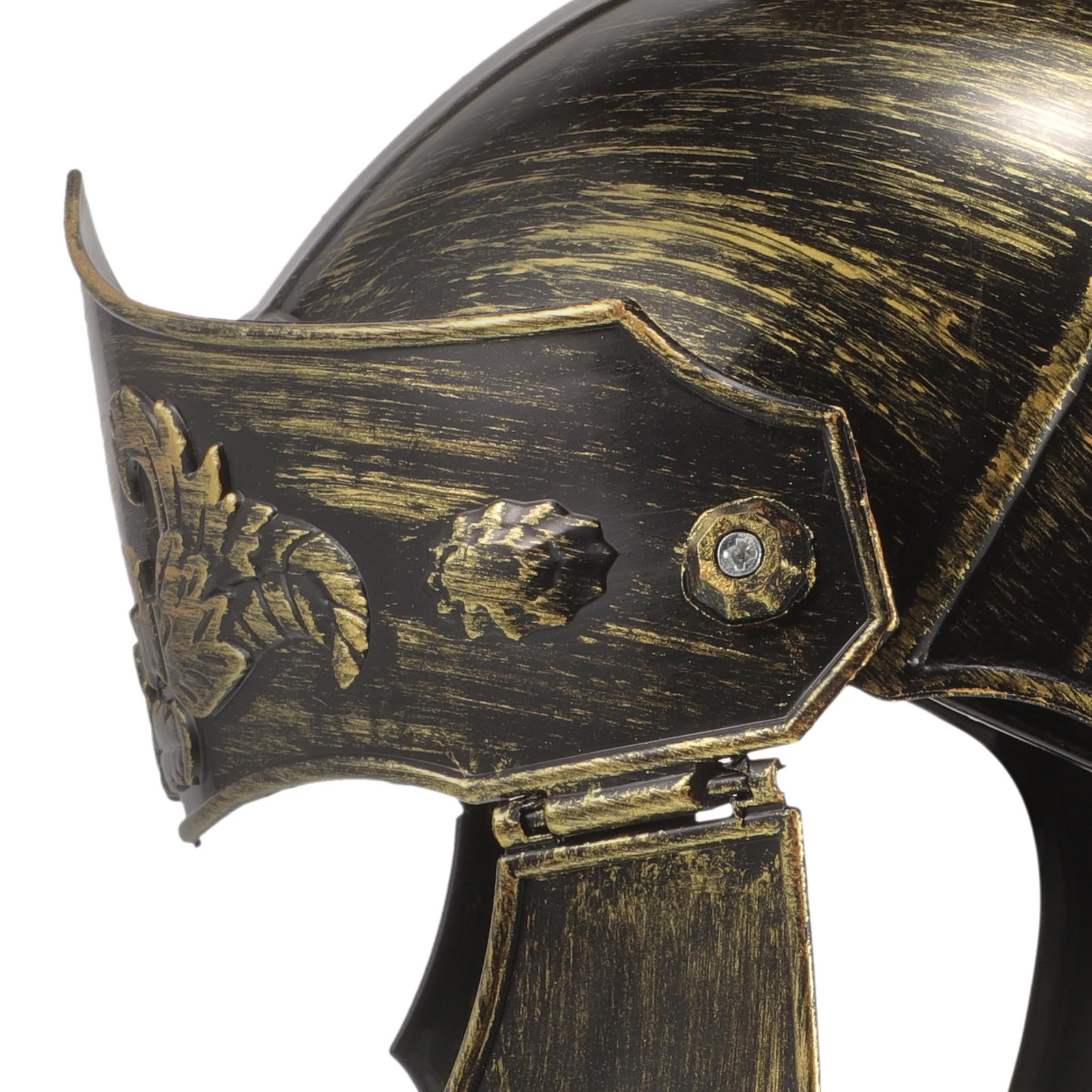 

Golden Samurai Hat Roman Soldier Headwear Party Costume Props Lightweight Breathable