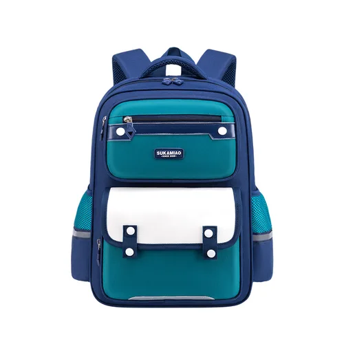 Imagen 2 del producto Mochila ligera pequeña de nailon ultraligera con protección de carga para estudiantes de primaria, mochila escolar expandible de gran capacidad para niños