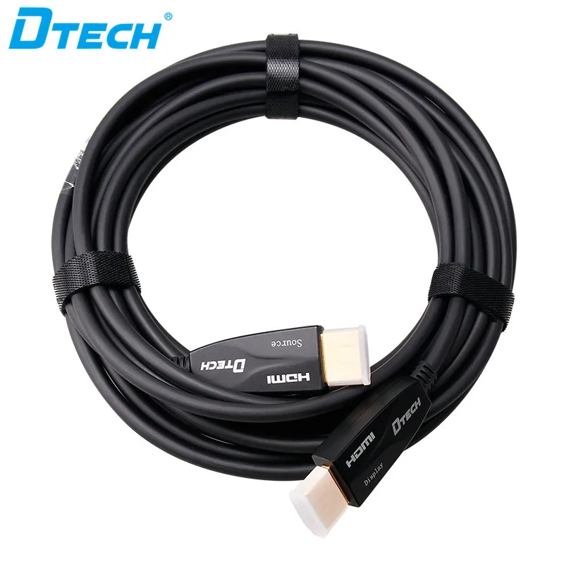 DTECH الساخن بيع 2 متر 5 متر 10 متر 15 متر 20 متر 25 متر 50 متر 100 متر 1080p 4k hdmi كابل 2.0 HDMI كابل الألياف ثلاثية الأبعاد للتلفزيون الكمبيوتر