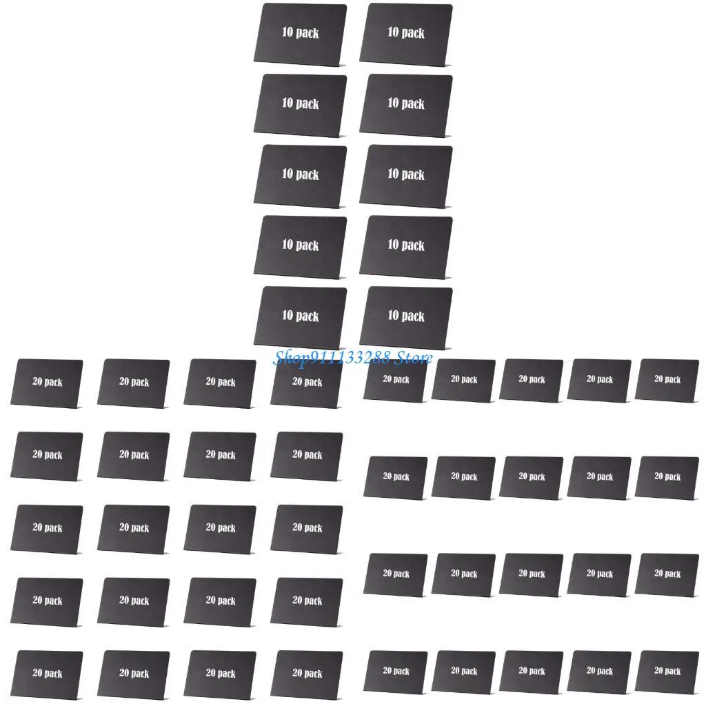 

G88D 10/20 PCS Blackboards Small Chalkboard Signs Знаки доски объявлений с ручкой