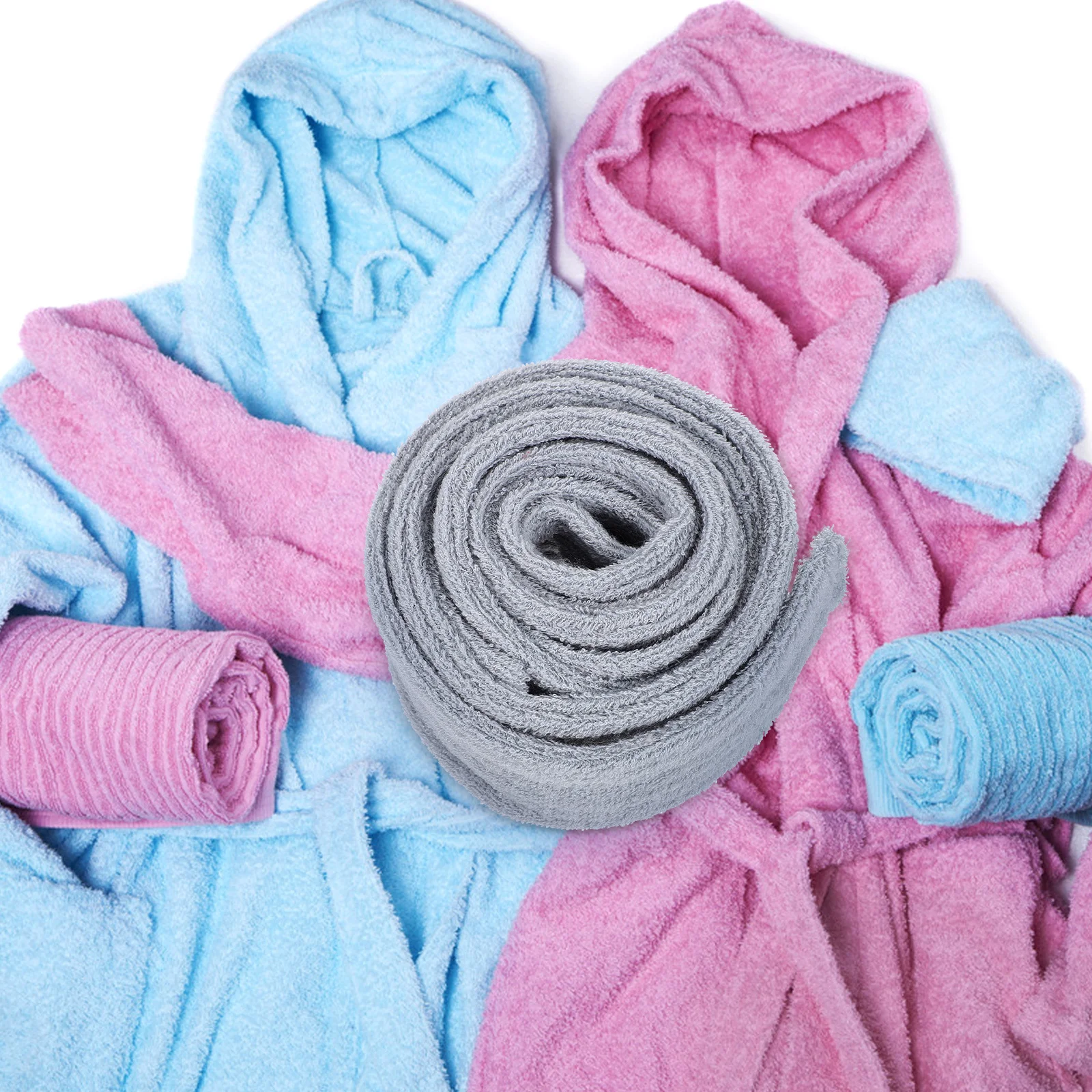 

Sleepwear Belt For Adult Bathrobe Soft Polyester Replacement Hotel Robe Strap Moisture-Absorbing Robe Waist Band